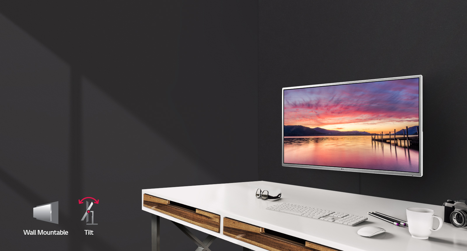 LG 32QK500W Flexibilis