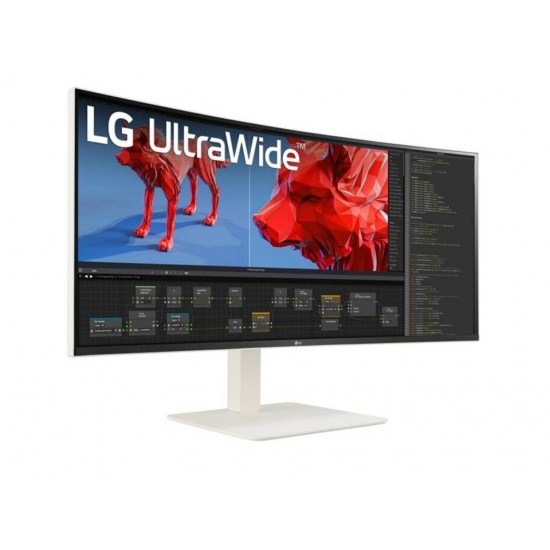 LG 38WR85QC-W 38”-os UltraWide™ 21:9 képarányú, ívelt 1 ms Nano IPS monitor 144 Hz-es képfrissítési sebességgel