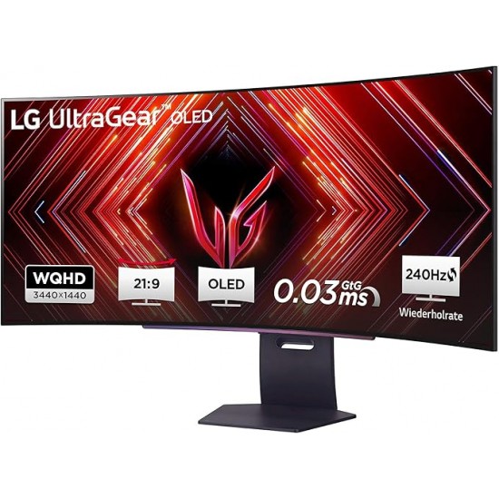 LG 45GS95QX-B 45" ÍVELT OLED MLA WQHD 240HZ 0.03 MS GAMING MONITOR LG 45GS95QX-B 45" ÍVELT OLED MLA WQHD 240HZ 0.03 MS GAMING MONITOR