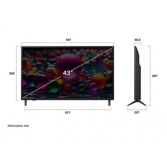 lg 43ua75003la 43 colos uhd ai ua75 4k smart tv