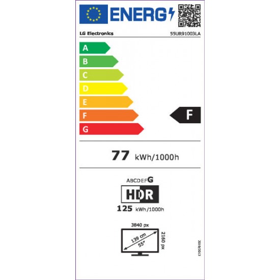 LG 75" UR9100 4K ULTRA HD HDR THINQ AI SMART TV