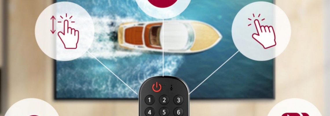 LG Magic Remote Mozgás és Hangérzékelős távirányító