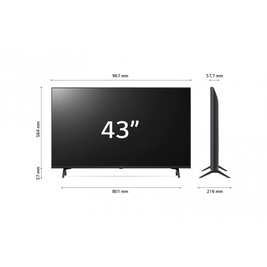LG 43" UR8000 4K Ultra HD HDR THINQ AI SMART TV 