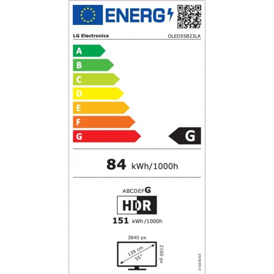 LG OLED55B23LA OLED 55" B2 4K TV HDR Smart 
