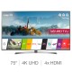 LG 75UJ675V 190cm Ultra HD 4K Smart LED TV LG 75UJ675V 190cm Ultra HD 4K Smart LED TV