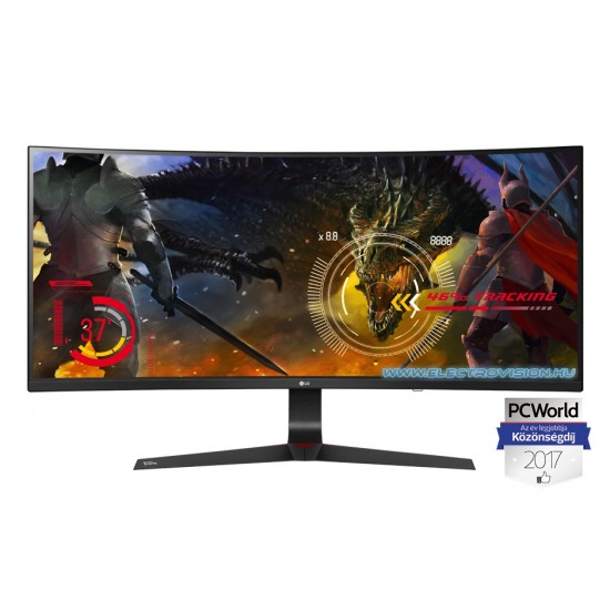 LG 34UC89G-B UltraWide Ívelt 166 hz Gamer Monitor 