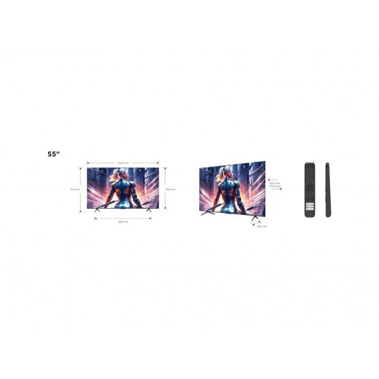 tcl 55t8b 4k 144hz qled tv google tv dolby vision game master pro 3.0 onkyo dolby atmos