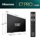 Hisense 100E7NQ Pro QLED 144 Hz Gaming TV