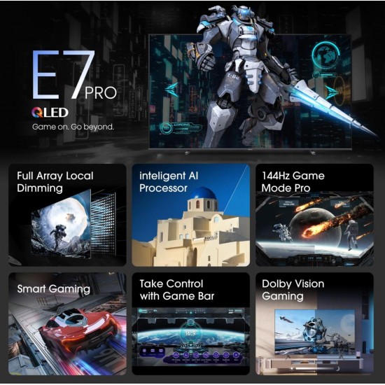 Hisense 100E7NQ Pro QLED 144 Hz Gaming TV