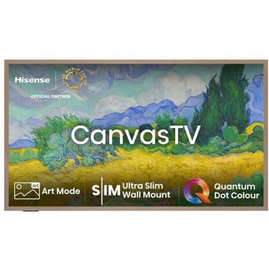 hisense 55 hüvelykes s7n canvas tv 4k 144hz art mode cserélhető keretekkel