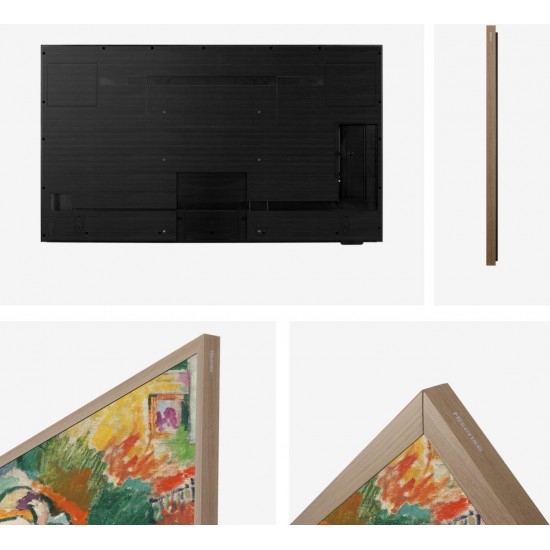 hisense 55 hüvelykes s7n canvas tv 4k 144hz art mode cserélhető keretekkel