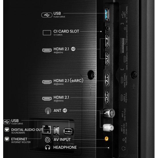 Hisense 65U7NQ 65 colos Mini-LED 4K Smart TV előnézet