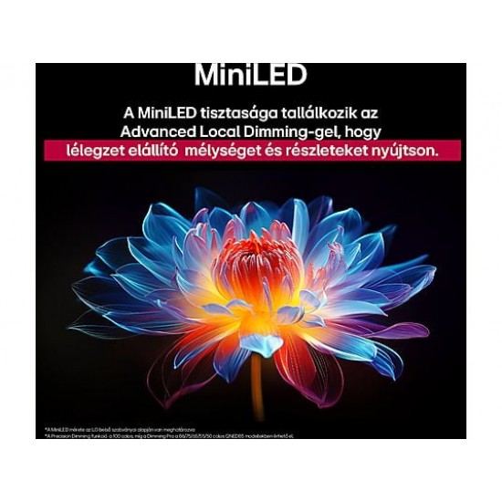 LG 55QNED93A3A 4K MiniLED Smart TV elölnézet