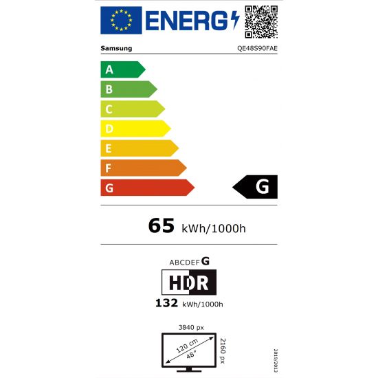Samsung QE48S90FAEXXH 48 colos OLED 4K Smart TV