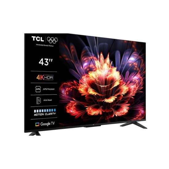 TCL 43V6C 4K HDR Google TV 43 colos keret nélküli televízió