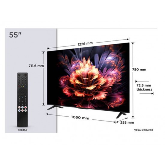 TCL 55V6C 55 colos 4K HDR Smart TV Google TV