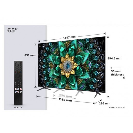 TCL 65Q6C Mini LED 4K Smart TV 144 Hz
