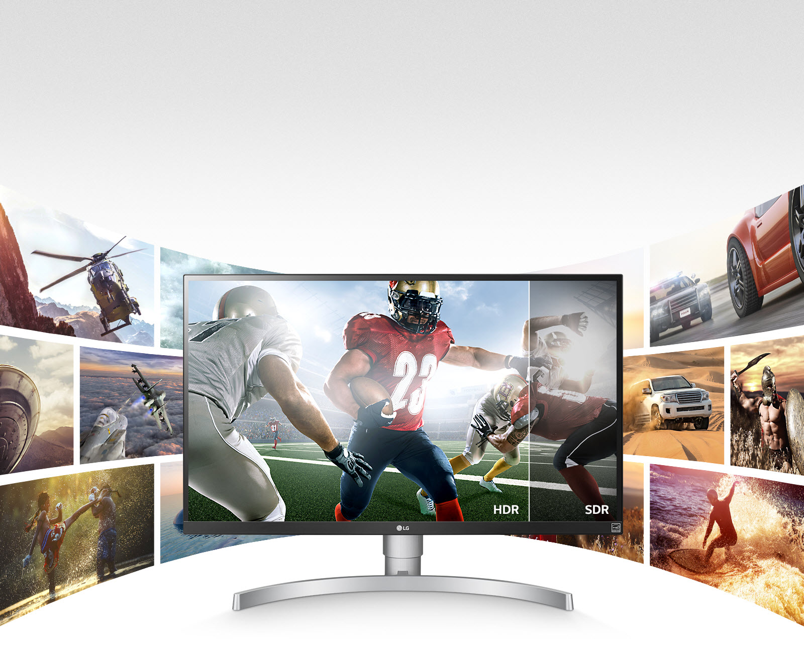 LG 27UK650-W 4K HDR