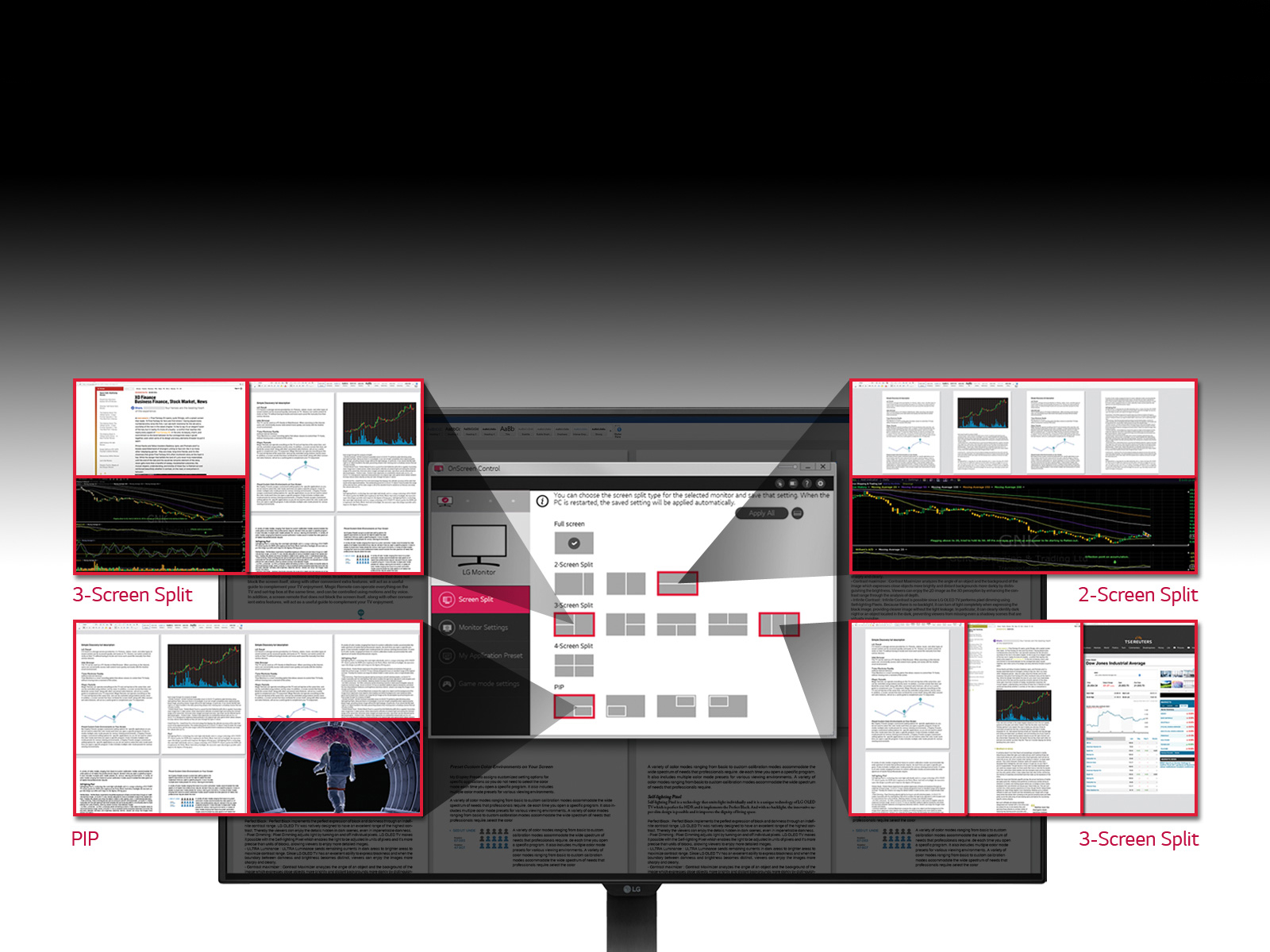 LG 43UD79 Screen Split