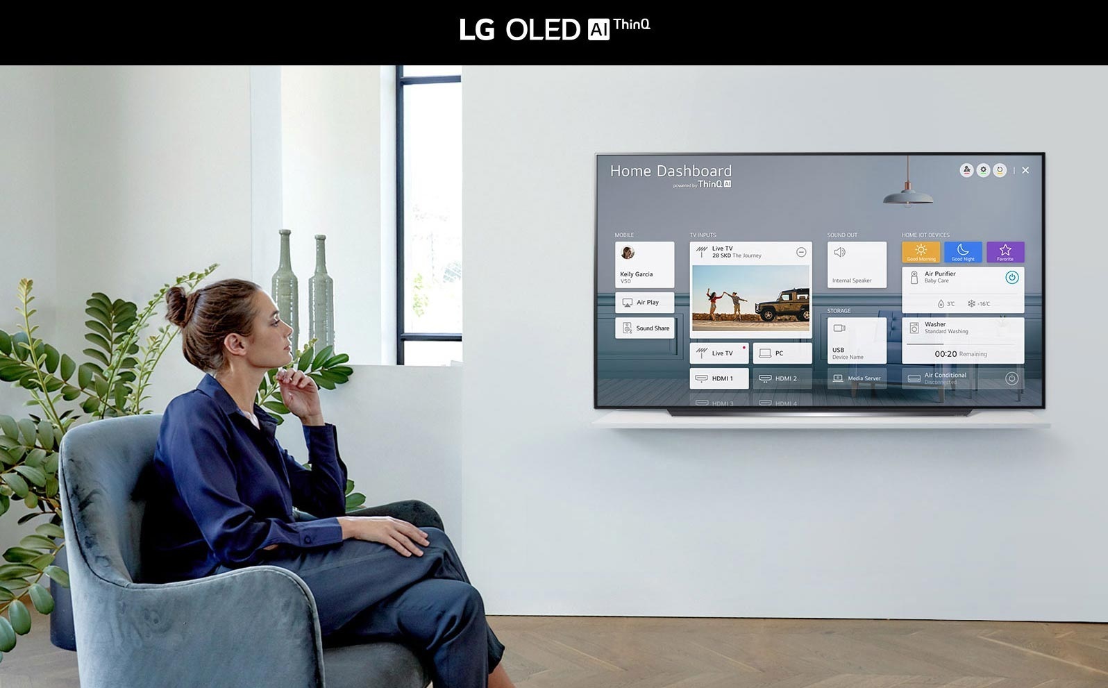 LG OLED55CX3LA - ThinQAI