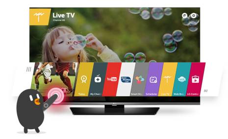 LG 43UF772 Menü Sáv