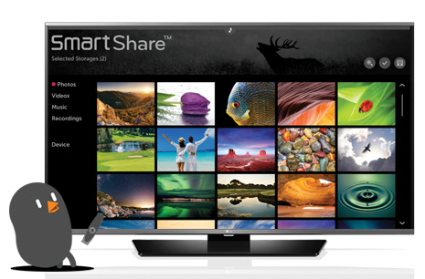 LG 49LF590V Smart Share